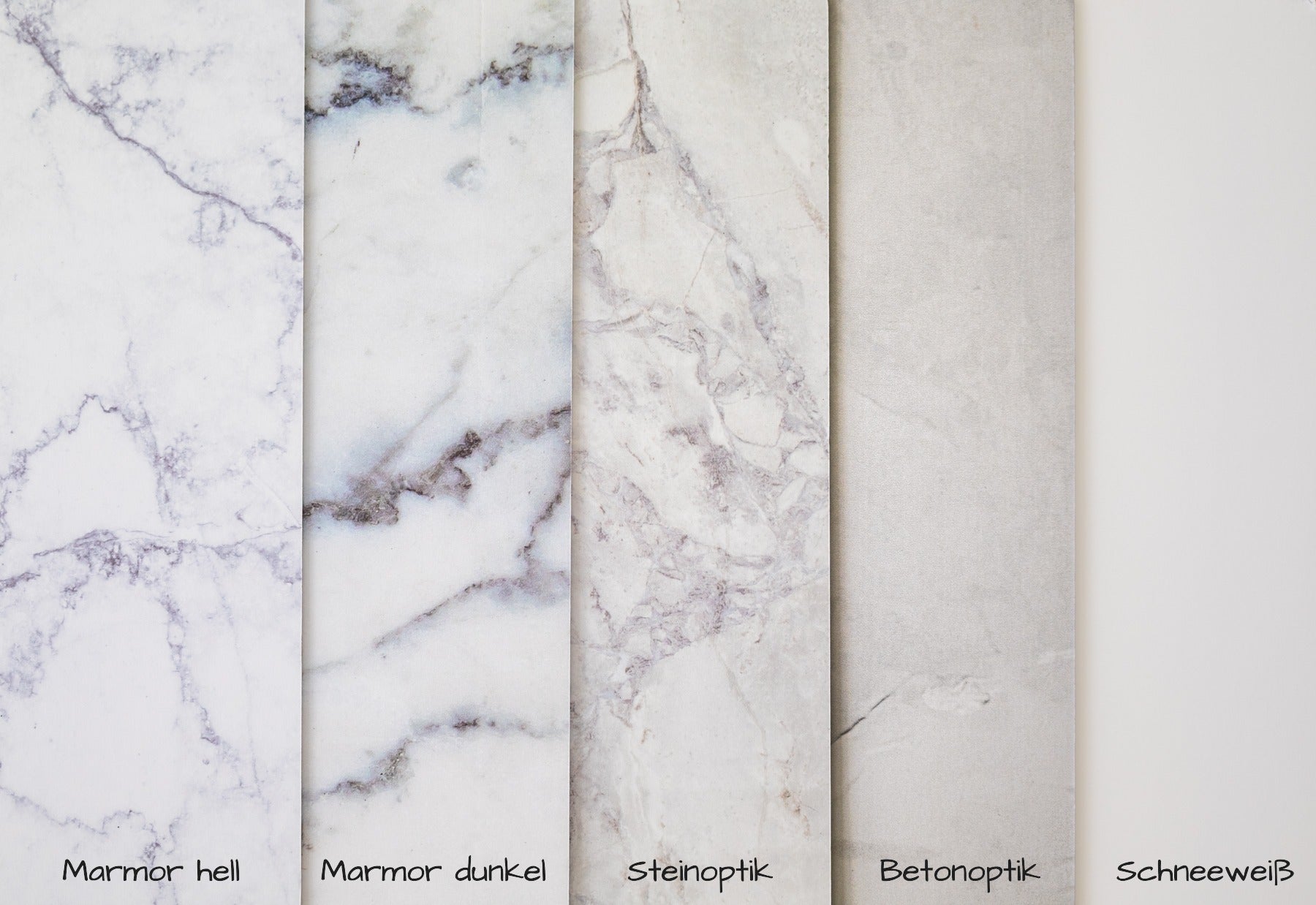 Bordplade i mørk marmor til Home Staging-papkøkkener