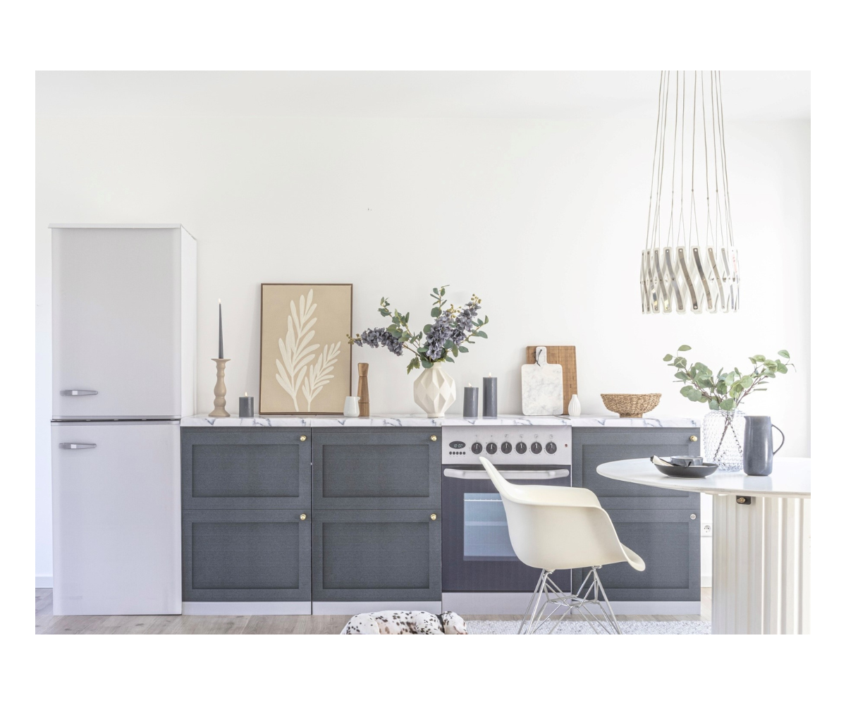 Home Staging-papkøkken Base 300 cm – eksempel på brug i Home Staging